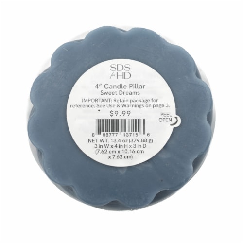 SDS for HD Designs 4" Candle Pillar Twist Bering Sea Perspective: bottom