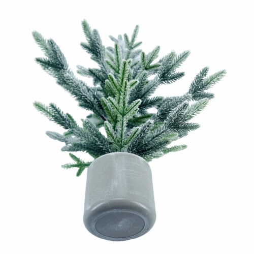 Holiday Home Frosted Christmas Tree Perspective: bottom
