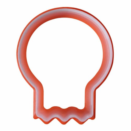 Holiday Home Skull Grippy Cookie Cutter Perspective: bottom