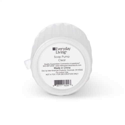 Everyday Living Soap Pump Clear Perspective: bottom