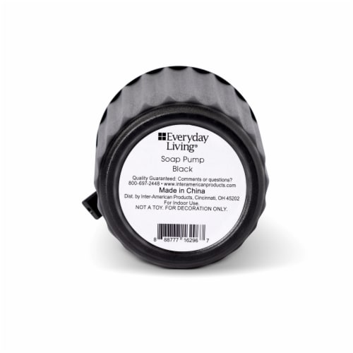 Everyday Living Soap Pump Black Perspective: bottom