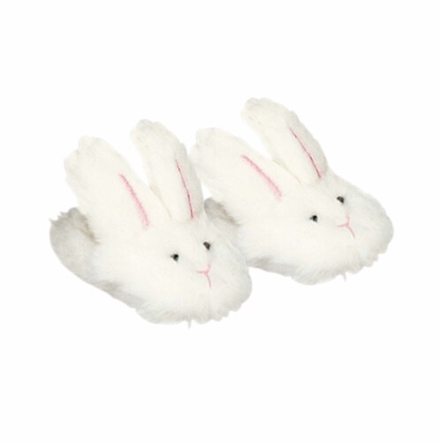 Sophia s Satin Pajamas and Bunny Slippers for 18 Dolls Pink 1