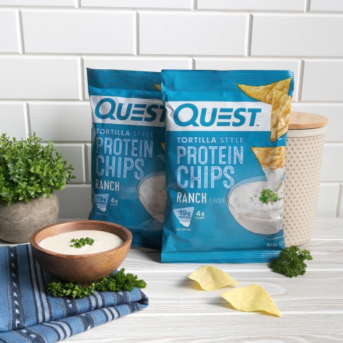Quest Tortilla Style Ranch Protein Chips Perspective: bottom
