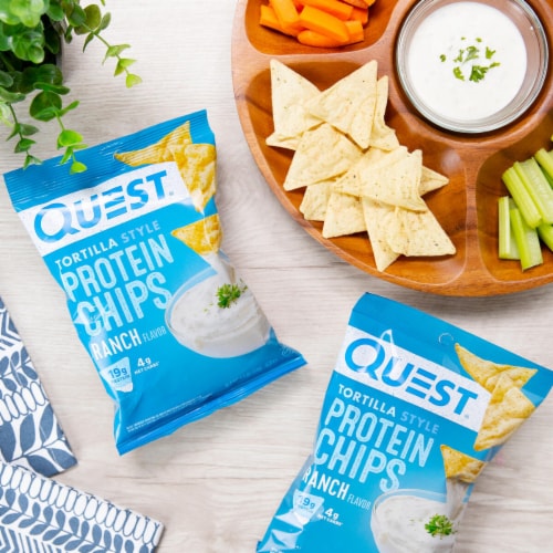 Quest Tortilla Ranch Protein Chips Perspective: bottom