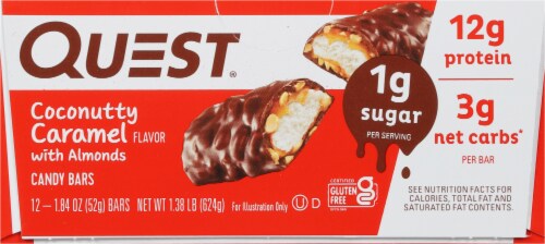 Quest™ Coconutty Caramel Candy Bars Perspective: bottom