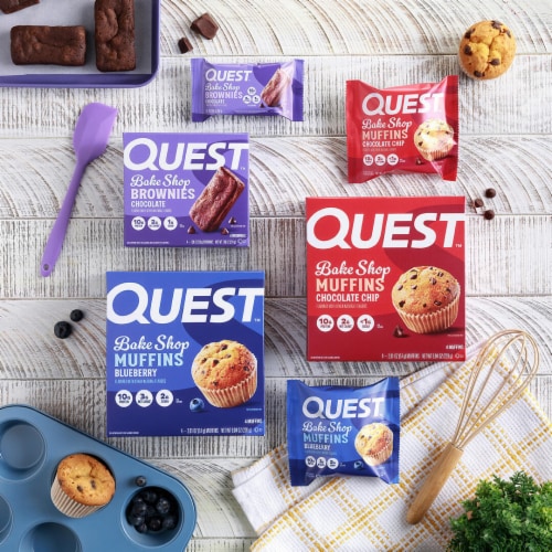 Quest™ Bake Shop Chocolate Protein Brownie Bars Perspective: bottom