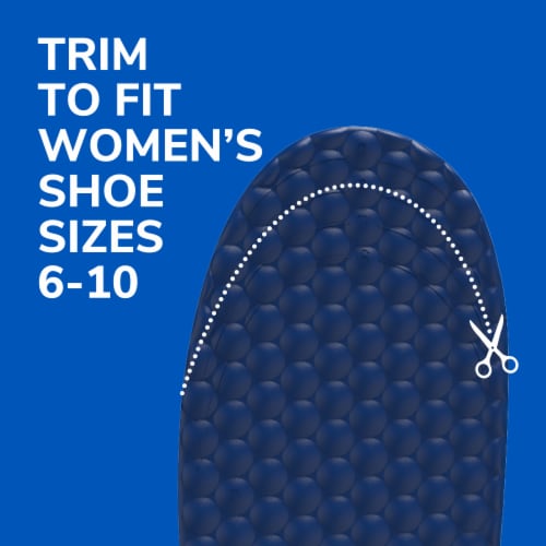 Dr. Scholl's® Float on Air™ Women's Foam Insoles Perspective: bottom