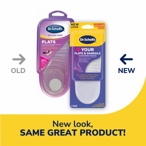 Dr. Scholl's® Stylish Step™ Clear Discreet Cushioning Insoles for Flats Perspective: bottom