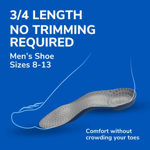 Dr. Scholl's® Tri-Comfort® Men's Insoles Perspective: bottom