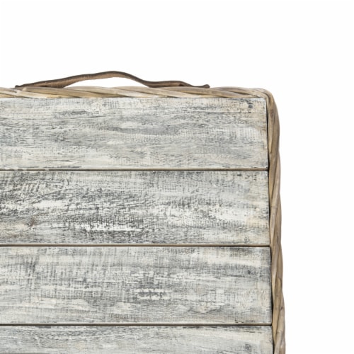 SAFAVIEH Merlie Trunk White Perspective: bottom