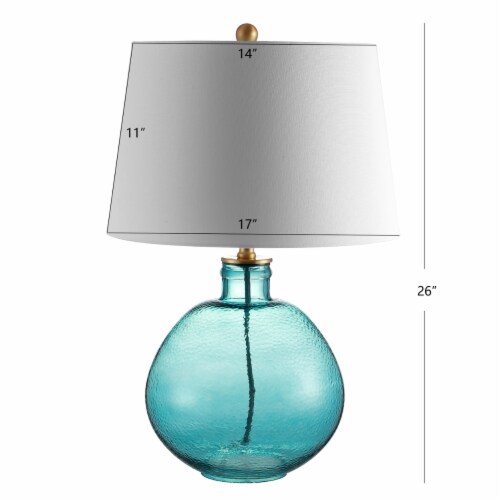 SAFAVIEH Lighting Adele Horn Table Lamp Silver / Cream Perspective: bottom