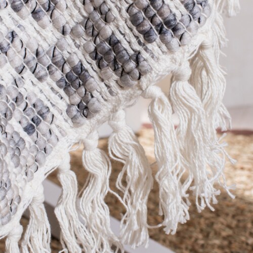 Safavieh Santi Throw - Grey Perspective: bottom