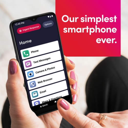 Jitterbug Smart3 Smartphone for Seniors Perspective: bottom