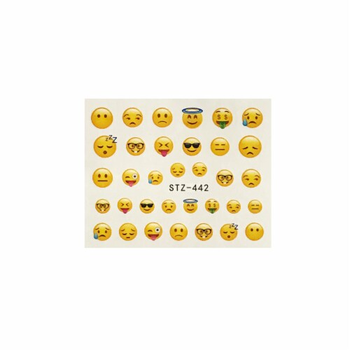 Wrapables 250+ Smile Water Transfer Nail Decals 3D Nail Art Nail Decals