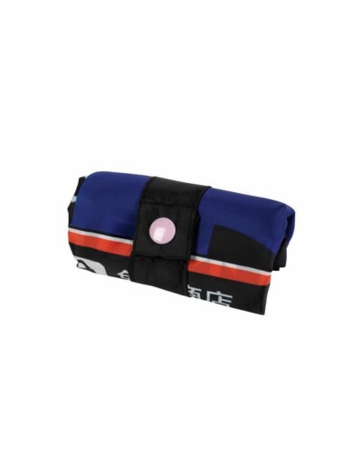 LOQI Airport Icons Reusable Shopping Bag Perspective: bottom