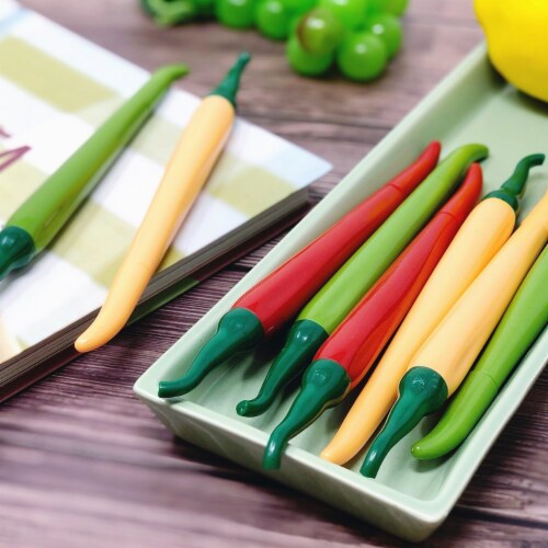 Wrapables Gel Pens School Office Supplies, Funny Characters Perspective: bottom