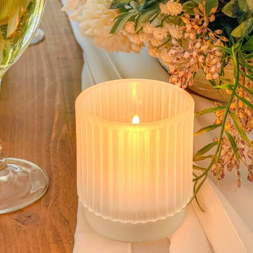 Frosted glass tea light holders new arrivals