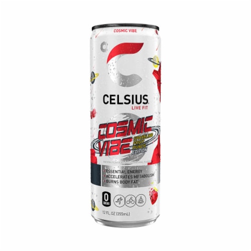 CELSIUS® Sparkling Cosmic Vibe Energy Drink Can Perspective: bottom