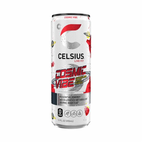 CELSIUS® Sparkling Cosmic Vibe Energy Drink Can Perspective: bottom