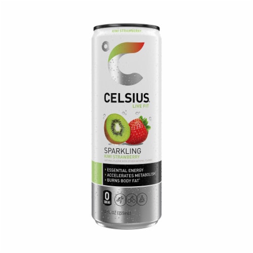 CELSIUS® Sparkling Kiwi Strawberry Energy Drink Can Perspective: bottom