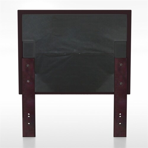 Furniture of America Hellan Fabric Upholstered Twin Headboard in Purple Perspective: bottom
