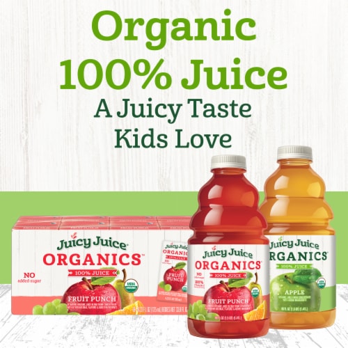 Juicy Juice Organics Fruit Punch 100% Organic Juice Perspective: bottom