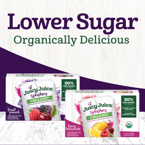 Juicy Juice Splashers Organic Fruit Punch Perspective: bottom