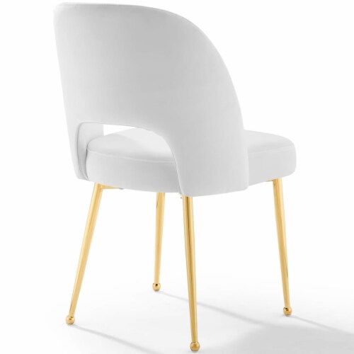 Modway Furniture EEI-3836-WHI Rouse Dining Room Side Chair, White Perspective: bottom