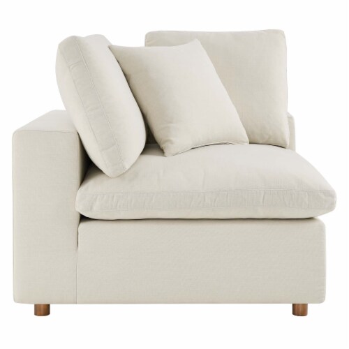 Commix down filled overstuffed 4 piece sectional sofa set in beige deals