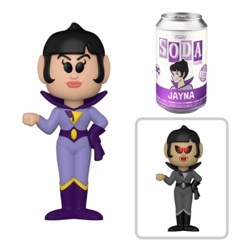 Funko Soda Jayna Vinyl Figure w/ Chase DC Super Friends Wonder Twin Superhero Perspective: bottom