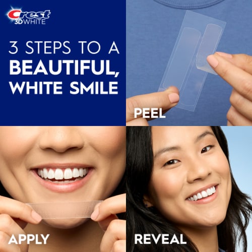 Crest 3DWhitestrips Glamorous White At-home Teeth Whitening Kit Perspective: bottom