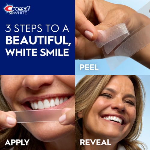 Crest 3DWhitestrips Supreme Bright At-home Teeth Whitening Kit Perspective: bottom