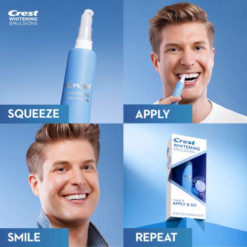 Crest Whitening Emulsions with Built-In Applicator Perspective: bottom