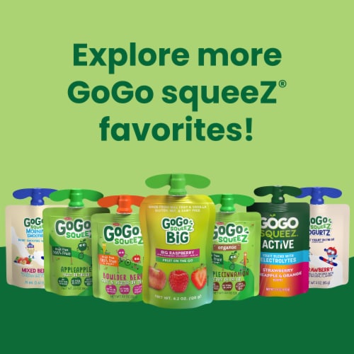 GoGo squeez Apple Cinnamon Applesauce Perspective: bottom