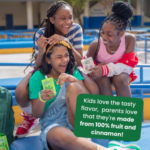 GoGo squeeZ Fruit On The Go Apple Cinnamon Applesauce Perspective: bottom