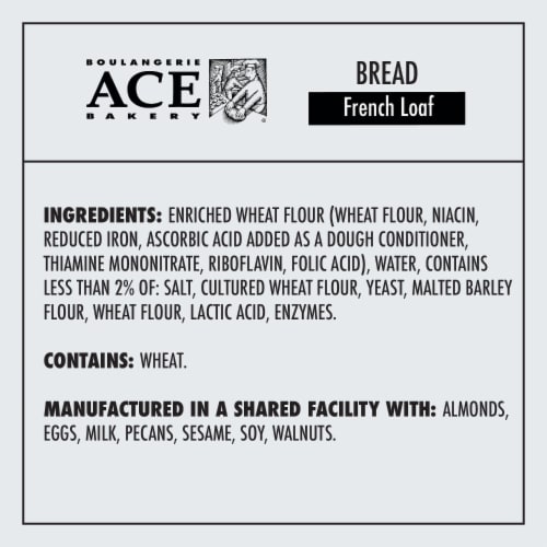 ACE Bakery® French Loaf Perspective: bottom