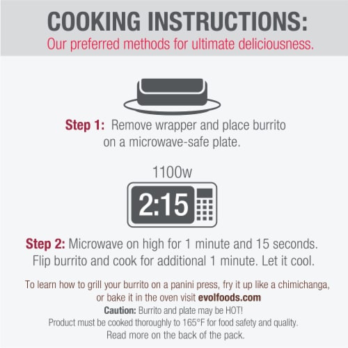 Evol Spicy Uncured Bacon And Egg Burrito Frozen Meal Perspective: bottom