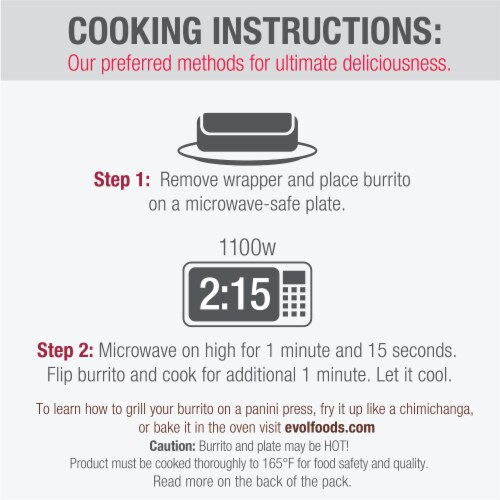 Evol Spicy Uncured Bacon And Egg Burrito Frozen Meal Perspective: bottom