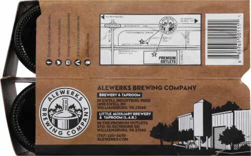 Alewerks Brewing Company Brown Ale Perspective: bottom