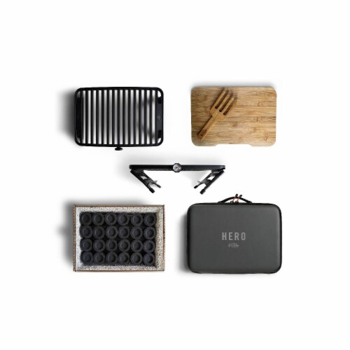 Fire & Flavor HERO Portable Charcoal Grill System Perspective: bottom