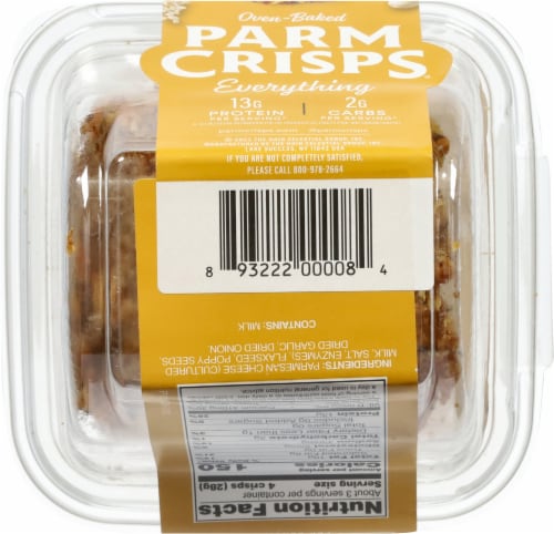 ParmCrisps Oven-Baked Everything Parmesan Crisps Perspective: bottom