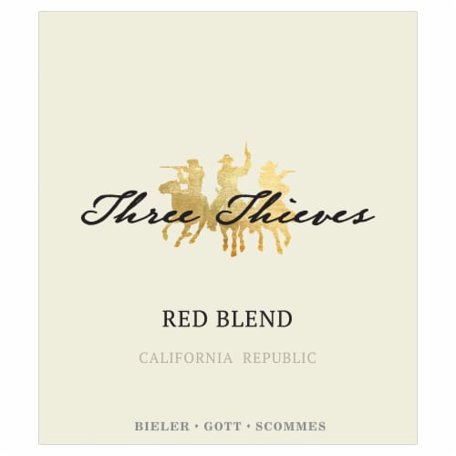 Three Thieves Red Blend Perspective: bottom