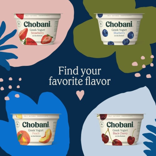 Chobani® Peach on the Bottom Nonfat Greek Yogurt Cup Perspective: bottom