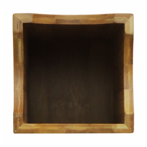 Oceanstar Bamboo Utensil Holder Perspective: bottom