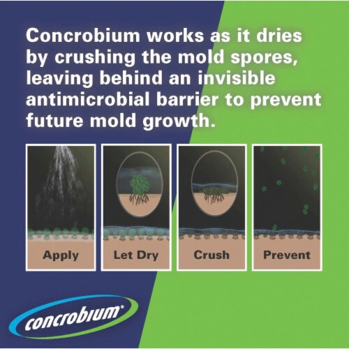 Concrobium Mold Control 5 Gal. Eliminates & Prevents Mold & Mildew Inhibitor Perspective: bottom