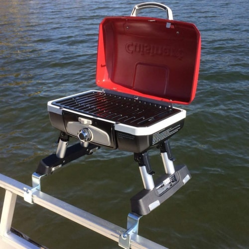 Pontoon grill mount outlet