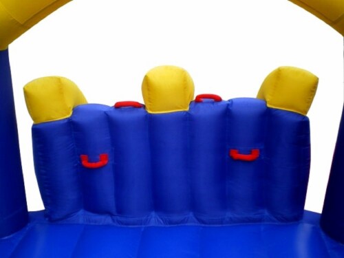 NEW Island Hopper Island Hopper Racing Slide and Slam Recreational Bounce House Perspective: bottom