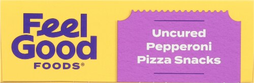 Feel Good Foods® Uncured Pepperoni Pizza Snacks Perspective: bottom