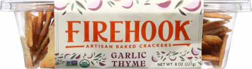 Firehook® Garlic Thyme Baked Crackers Perspective: bottom