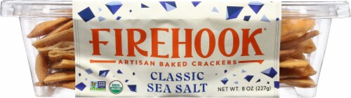 Firehook® Organic Mediterranean Sea Salt Artisan Baked Crackers Perspective: bottom